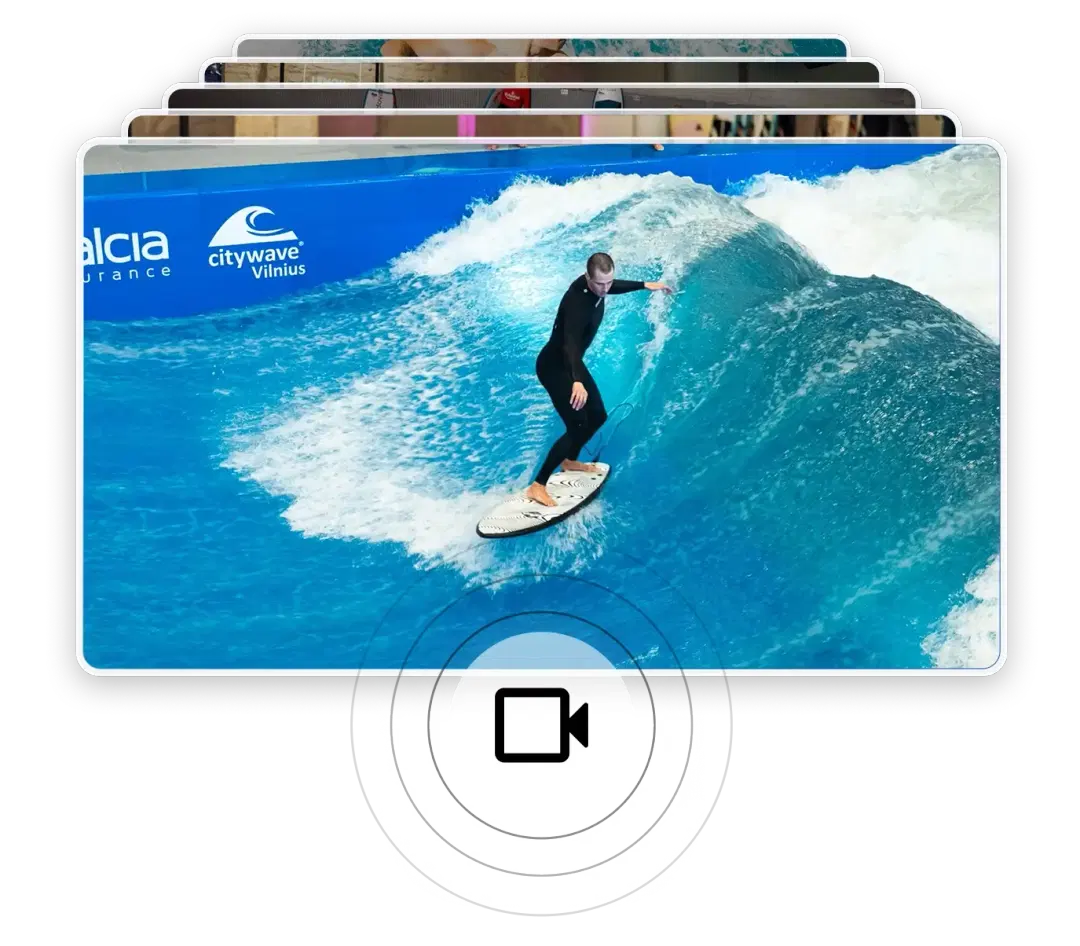 Every wave is captured